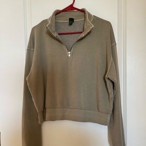 Sage/Olive green quarter zip